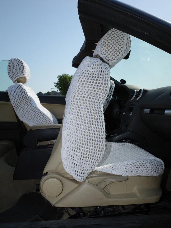 Crochet Car Seat Cover
