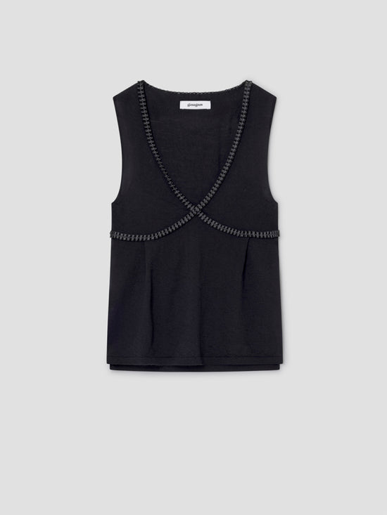 Plissé Top