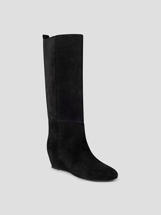 Wedge Suede Boot